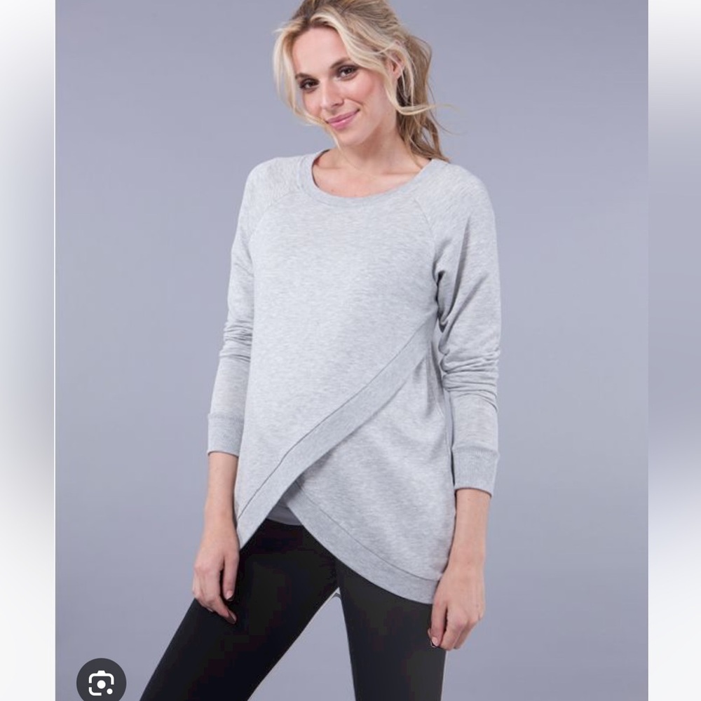 Grey Seraphine maternity sweatshirt size XS